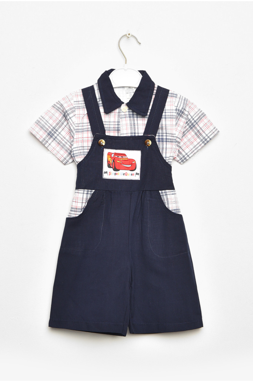 Костюм детский для мальчика темно-синего цвета асорті 203395 Костюм детский для мальчика темно-синего цвета асорті 203395