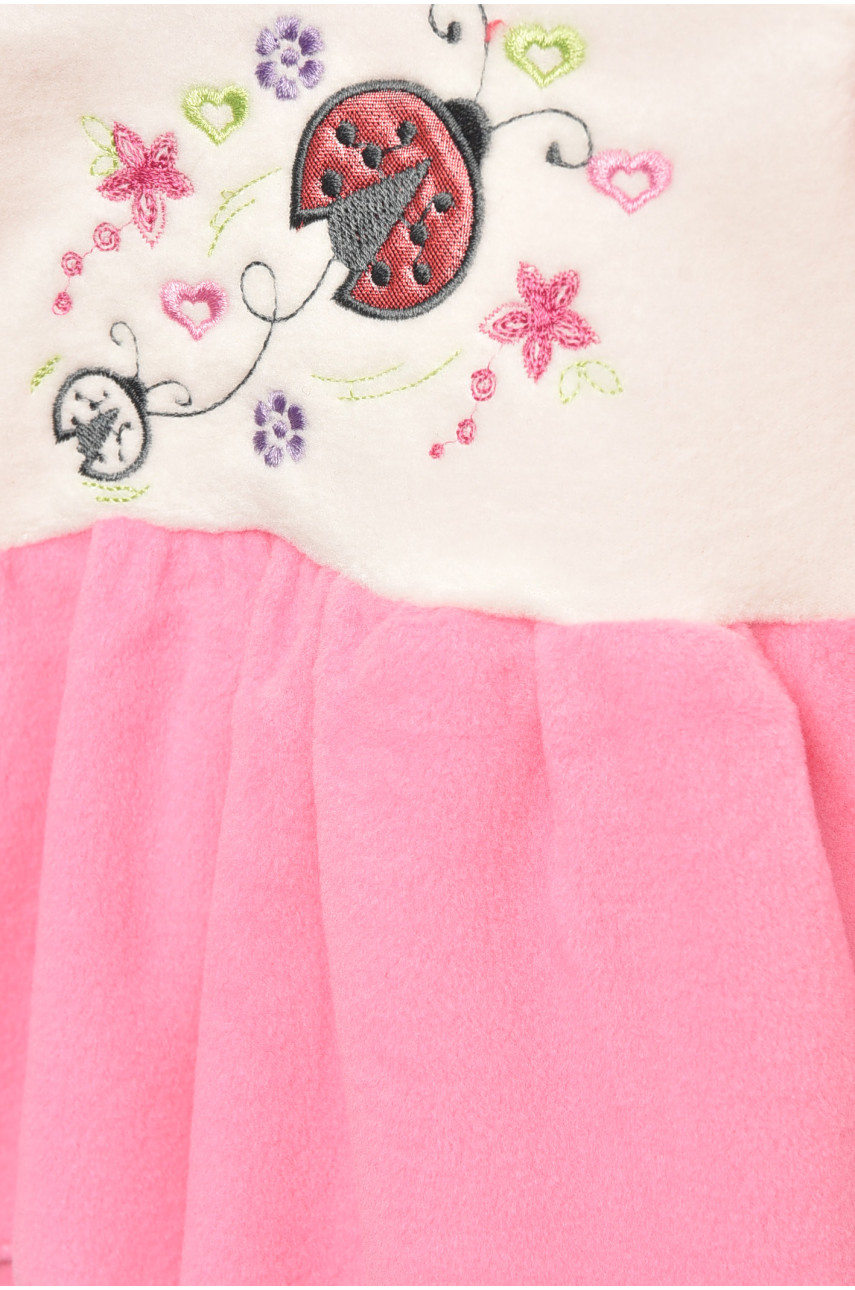 Платье детское демисезонное для девочки розового цвета асорті 203399