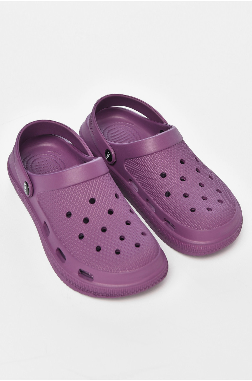Крокси жіночі фіолетового кольору С-98 203404