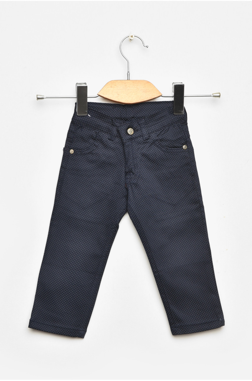 Штаны детские для мальчика тёмно-синего цвета асорті 203413