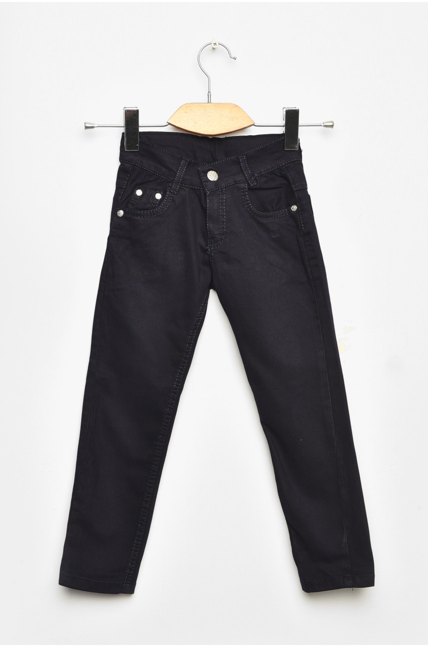 Штаны детские для мальчика тёмно-синего цвета асорті 203415