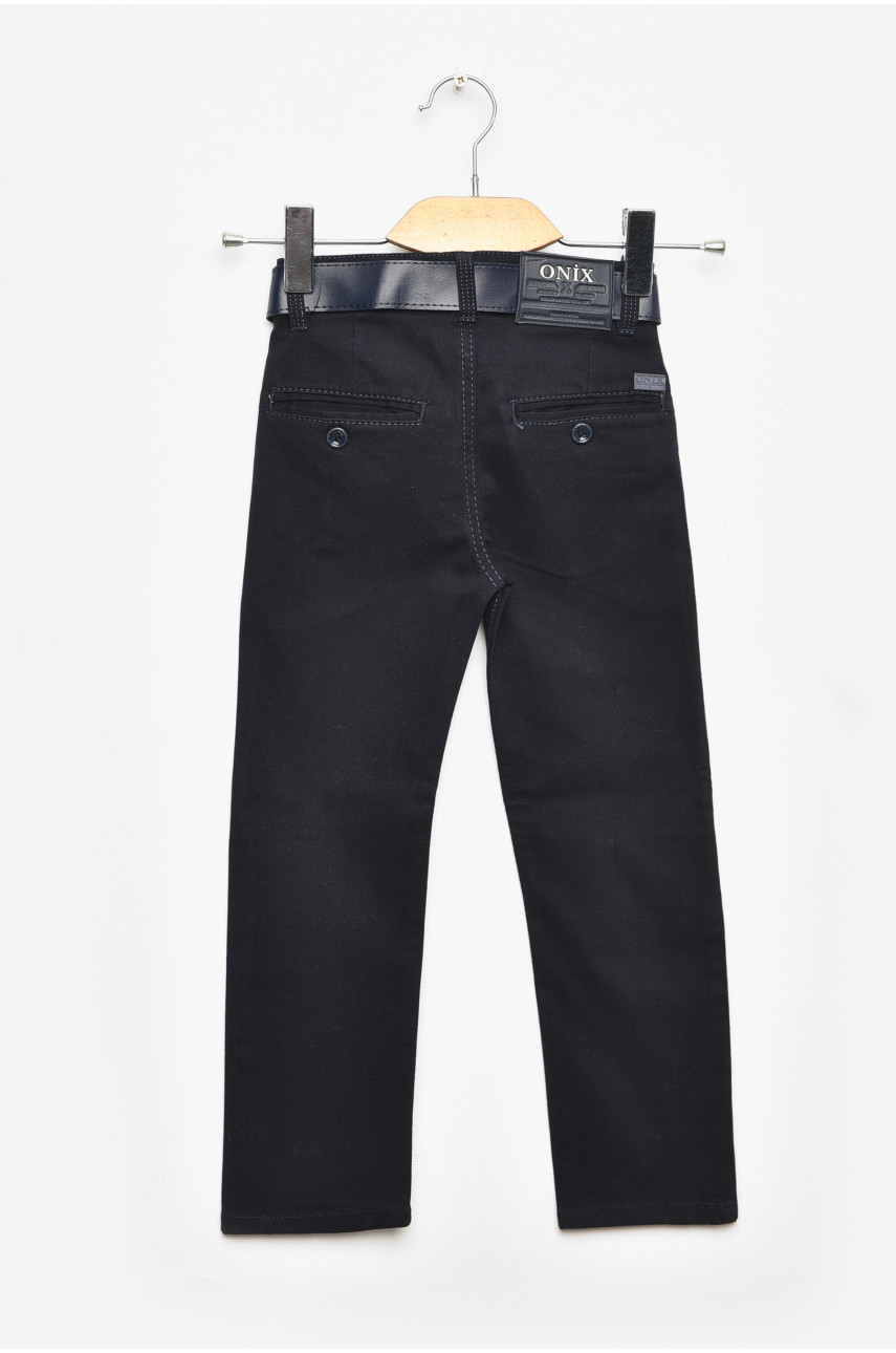 Штаны детские для мальчика тёмно-синего цвета асорті 203416