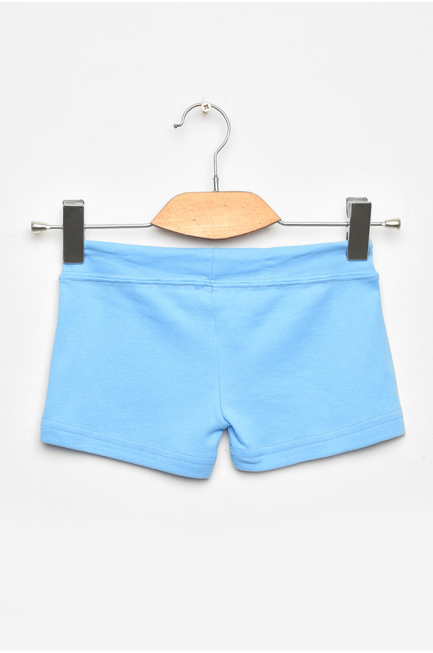 Шорты детские для девочки голубого цвета асорти 203434
