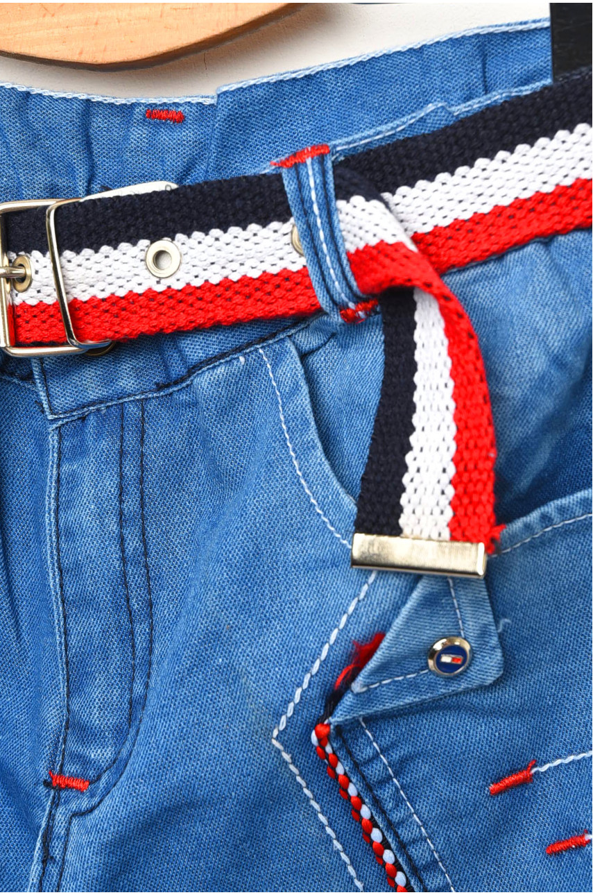 Джинсы детские для мальчика голубого цвета 2043 203461