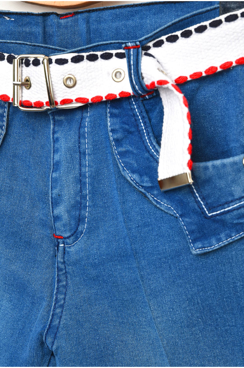 Джинсы детские для мальчика синего цвета 1039 203462