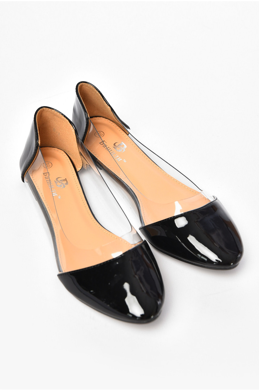 Балетки женские черного цвета d-1 203471