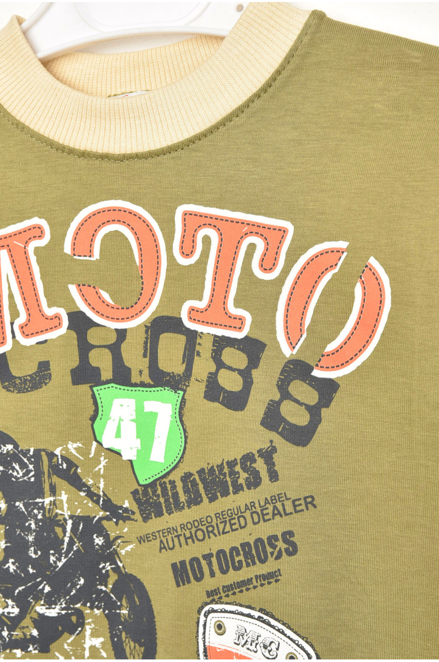 Костюм детский для мальчика цвета хаки асорті 203480