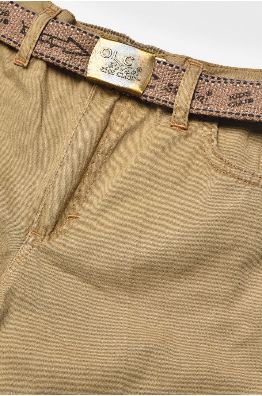 Бриджи детские для мальчика цвета хаки асорті 203488