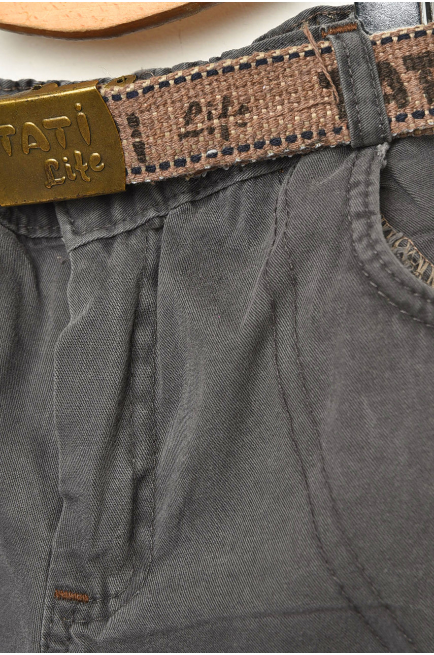 Бриджи детские для мальчика серого цвета асорті 203489