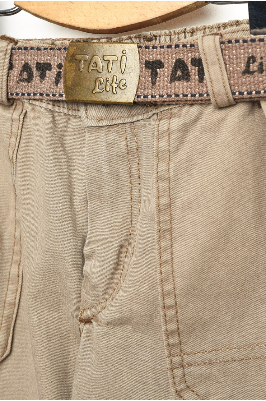 Штани дитячі для хлопчика бежевого кольору асорті 203491 Штани дитячі для хлопчика бежевого кольору асорті 203491