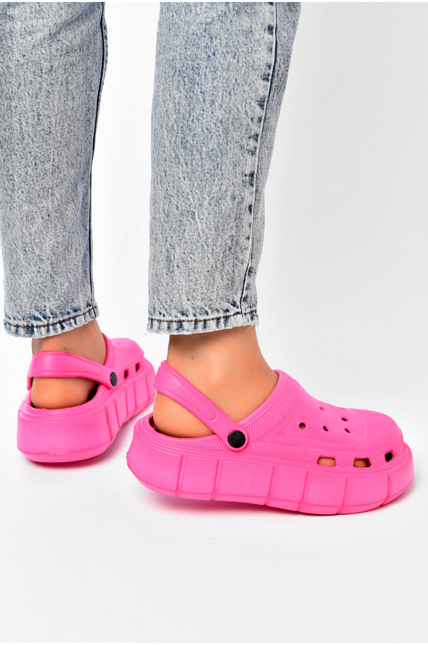 Кроксы женские розового цвета 203492