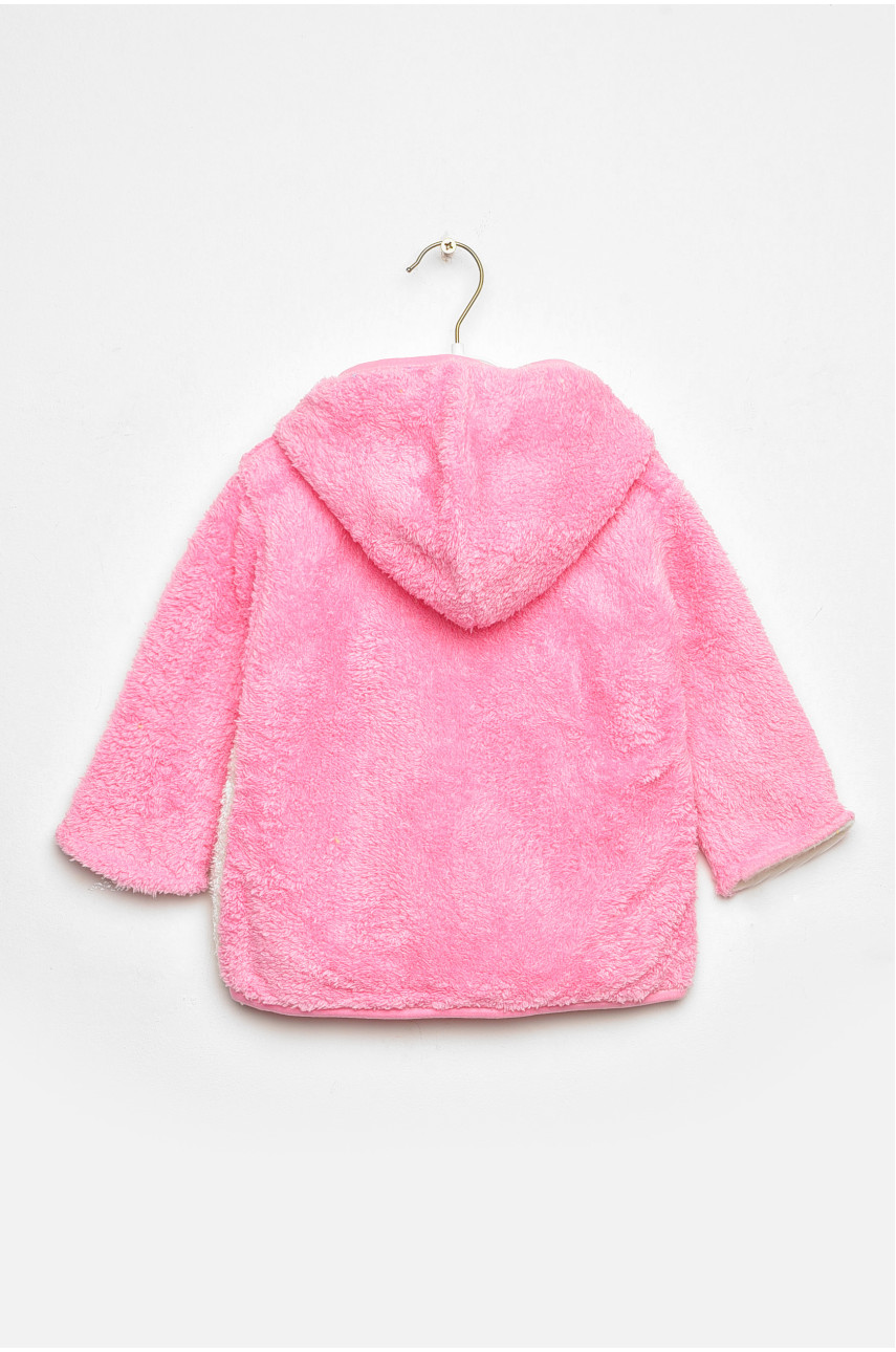 Кофта дитяча для дівчинки рожевого кольору з принтом асорті 203497 Кофта дитяча для дівчинки рожевого кольору з принтом асорті 203497