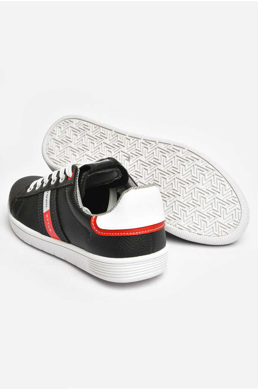 Кроссовки подросток для мальчика черного цвета 6102 203501