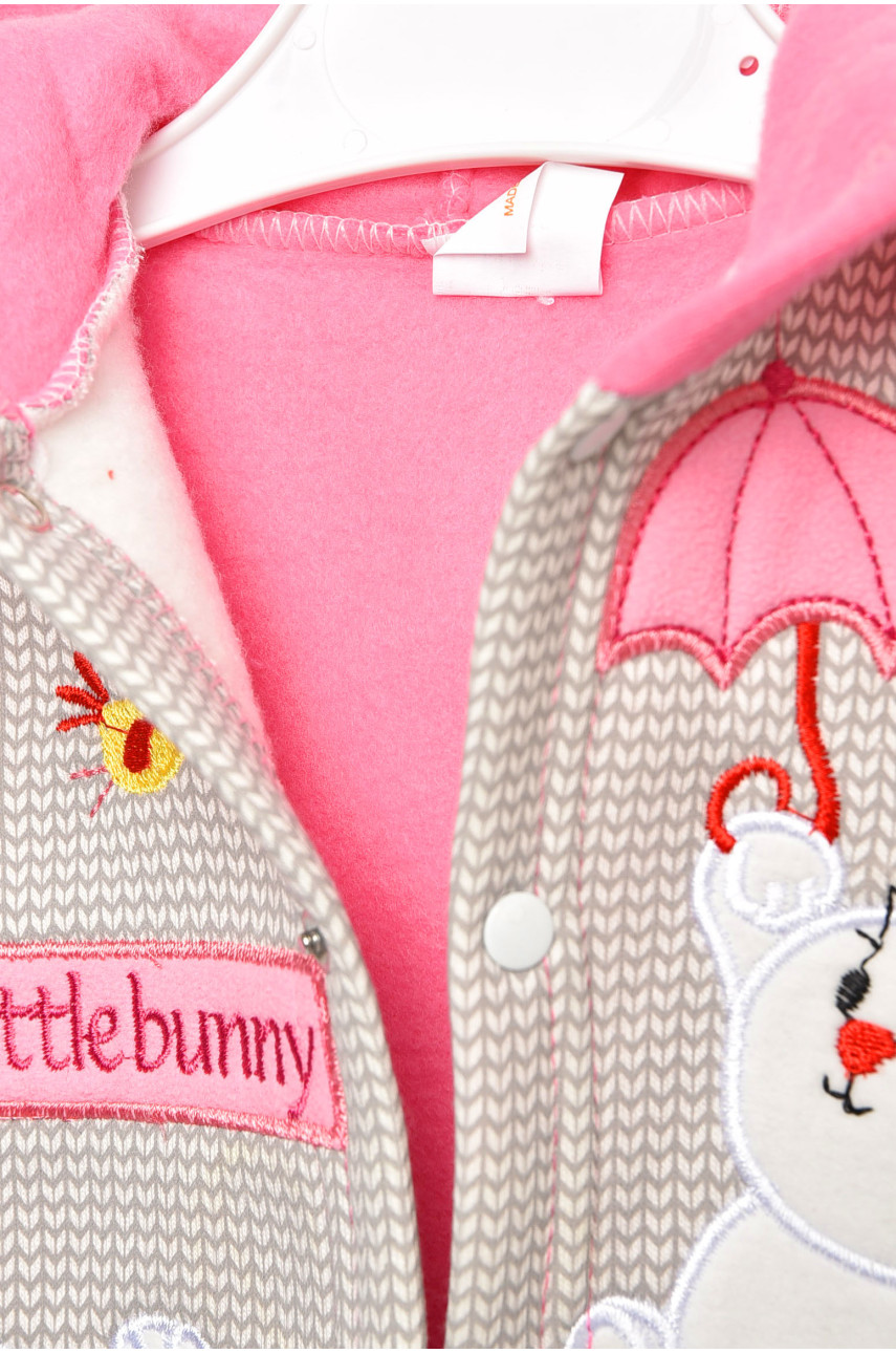 Костюм детский для девочки светло-розового цвета асорті 203502