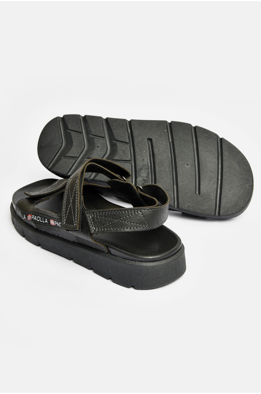 Сандалии мужские черного цвета м-02 203514