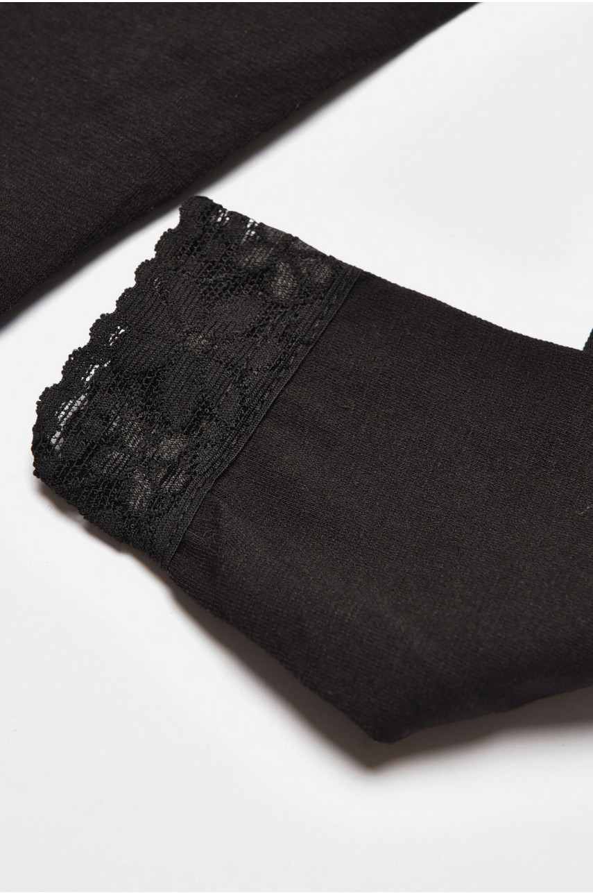 Лосины детские для девочки черного цвета асорті 203534