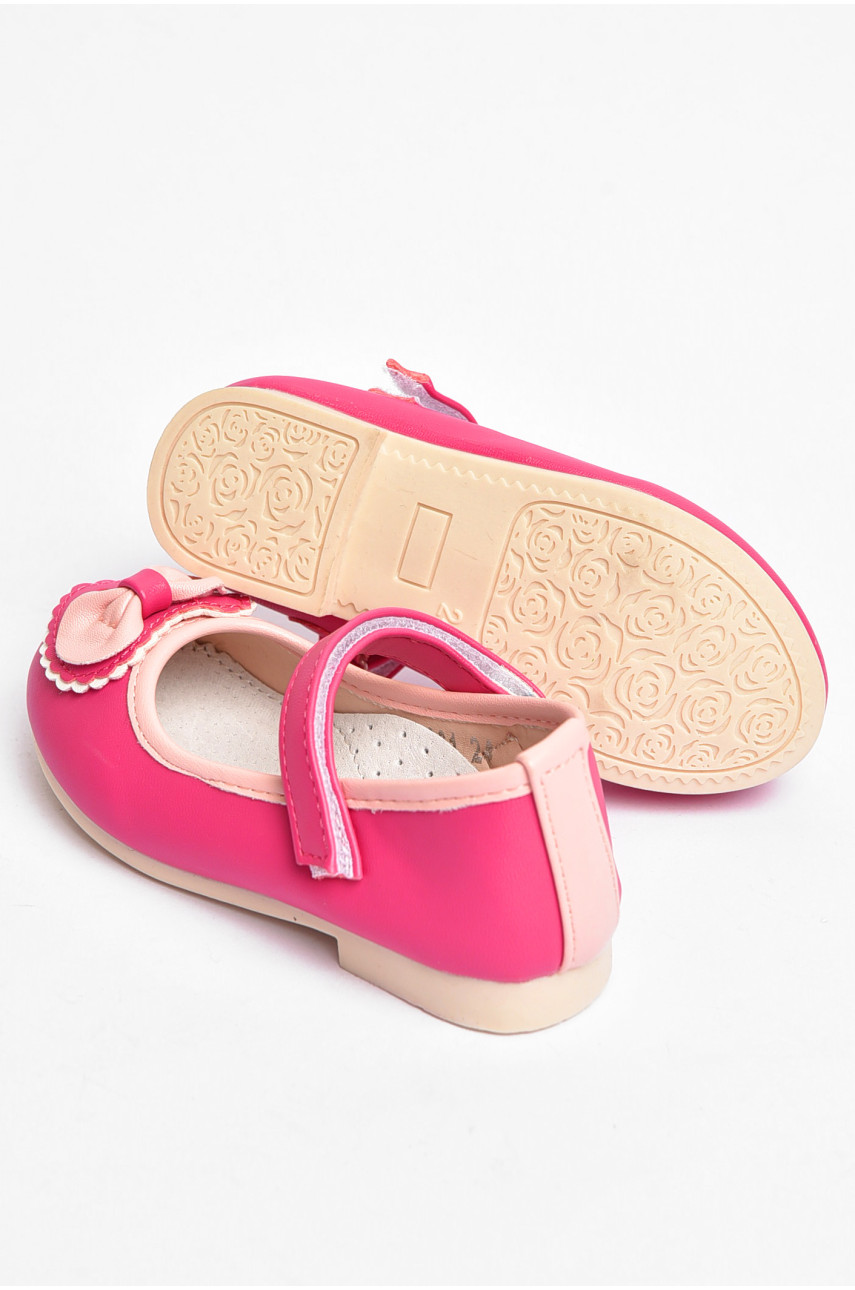 Туфли для девочки розового цвета Уценка 661-5 203544
