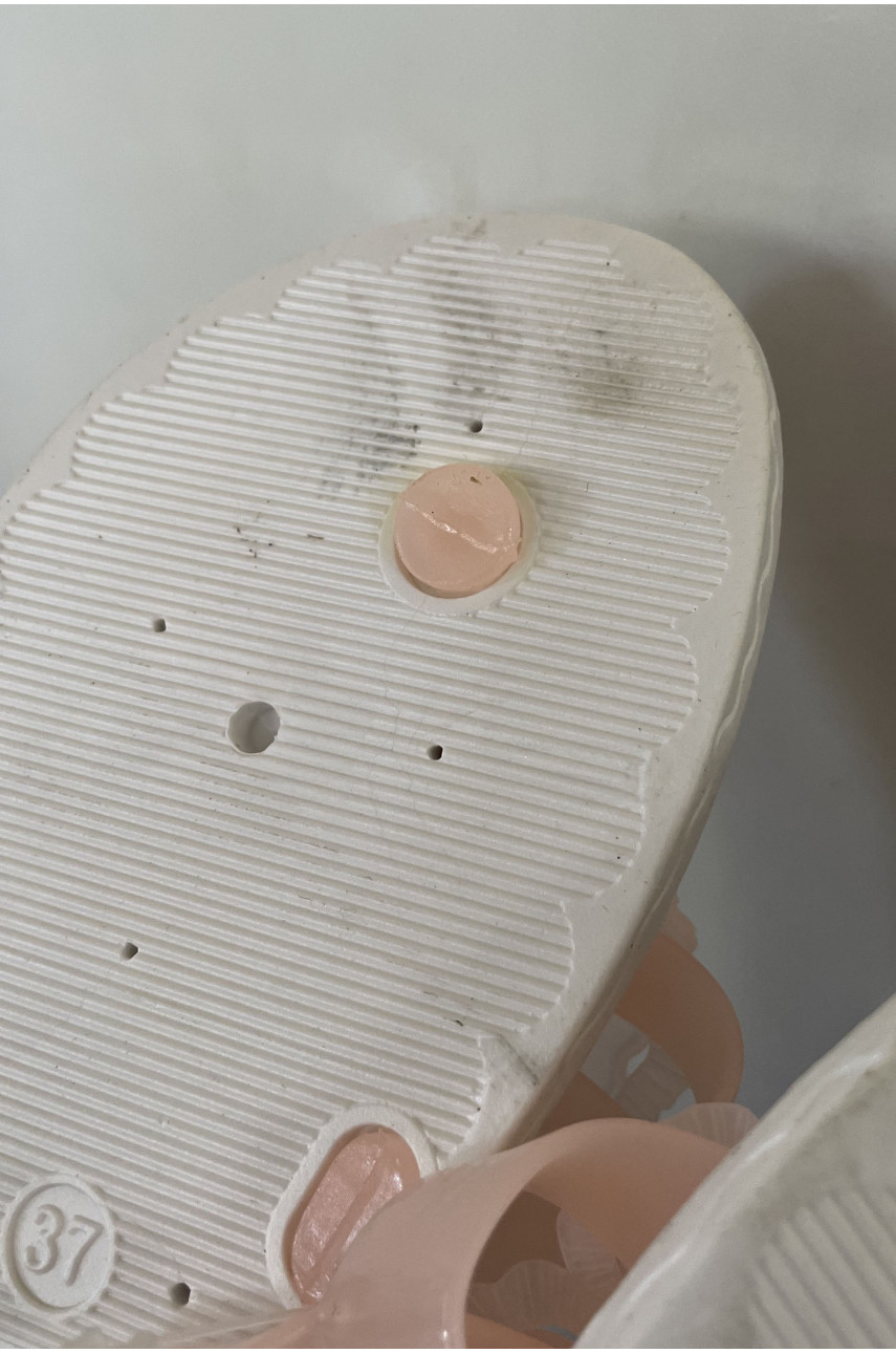 Вьетнамки женские силиконовые светло-розового цвета Уценка 9961-2 203561 Вьетнамки женские силиконовые светло-розового цвета Уценка 9961-2 203561