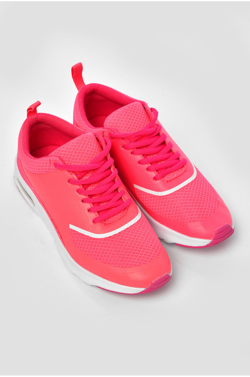 Кросівки жіночі рожевого кольору текстиль 203579 Кросівки жіночі рожевого кольору текстиль 203579