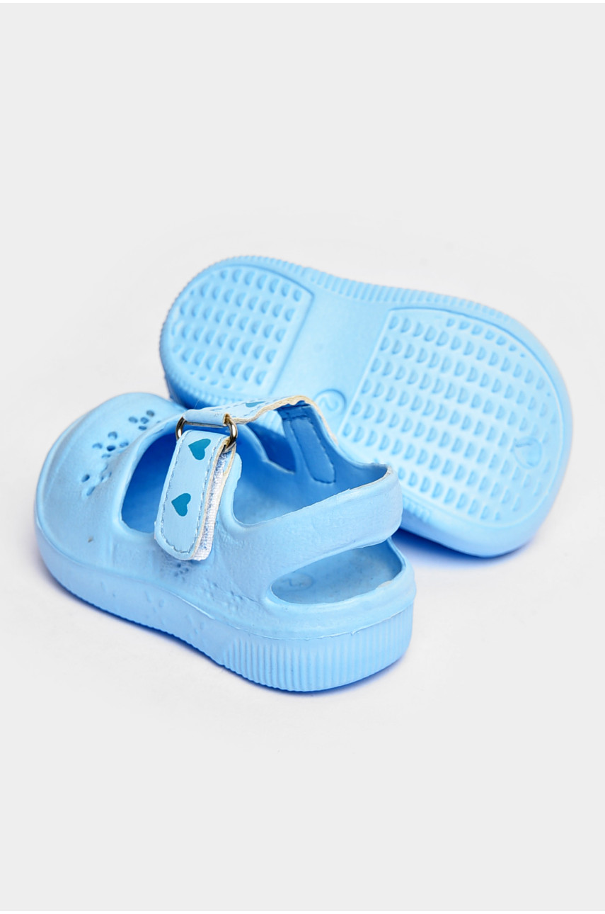 Босоножки-пена для девочка голубого цвета 203606