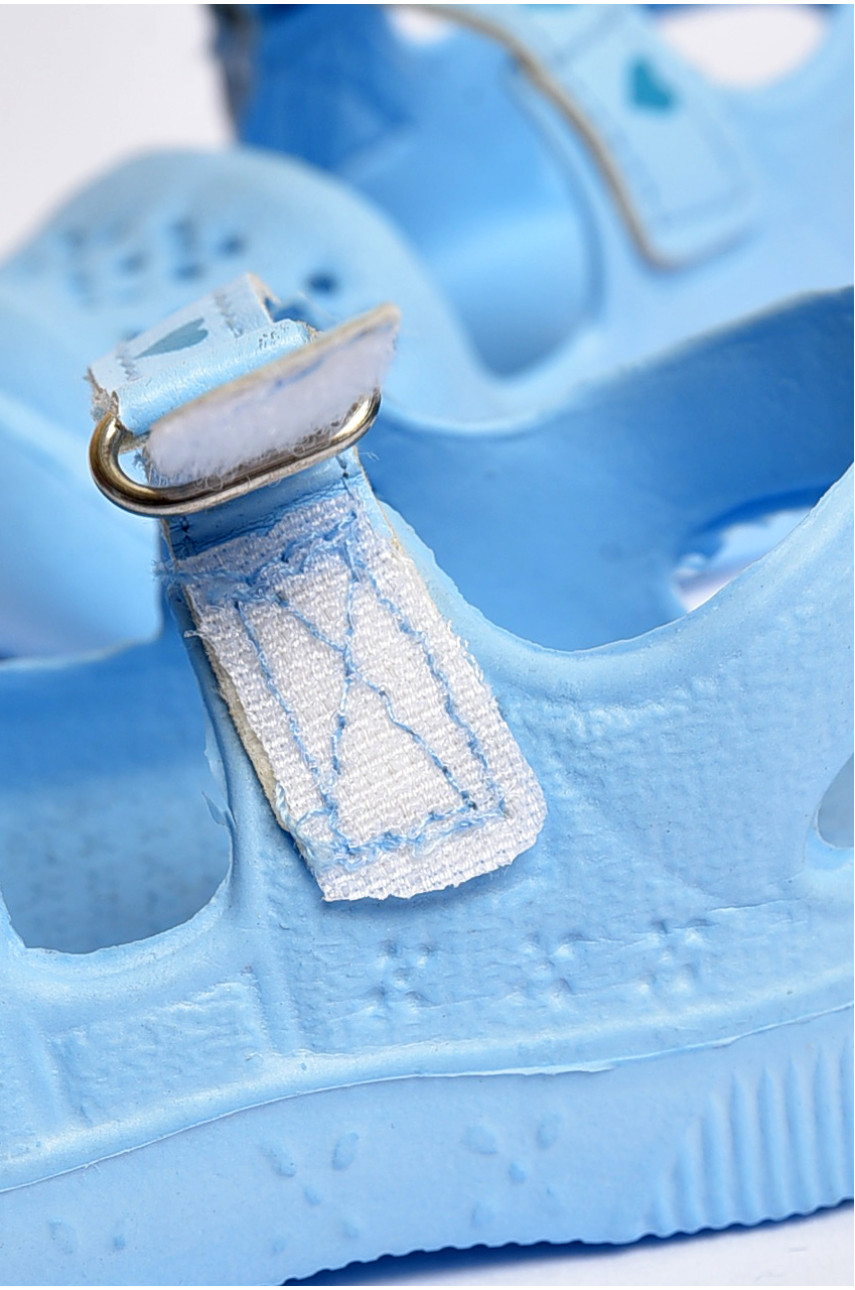 Босоножки-пена для девочка голубого цвета 203606