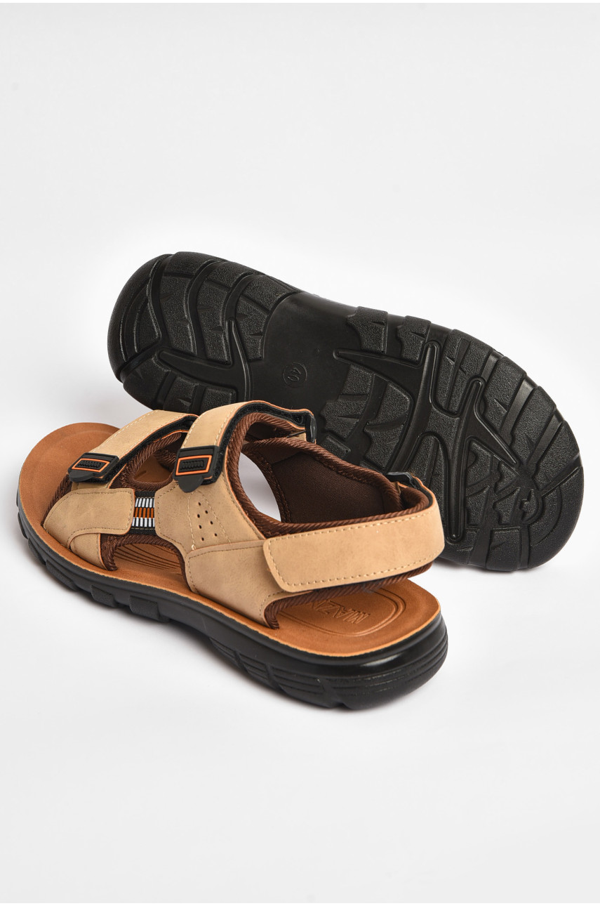 Сандали мужские бежевого цвета А91 203608