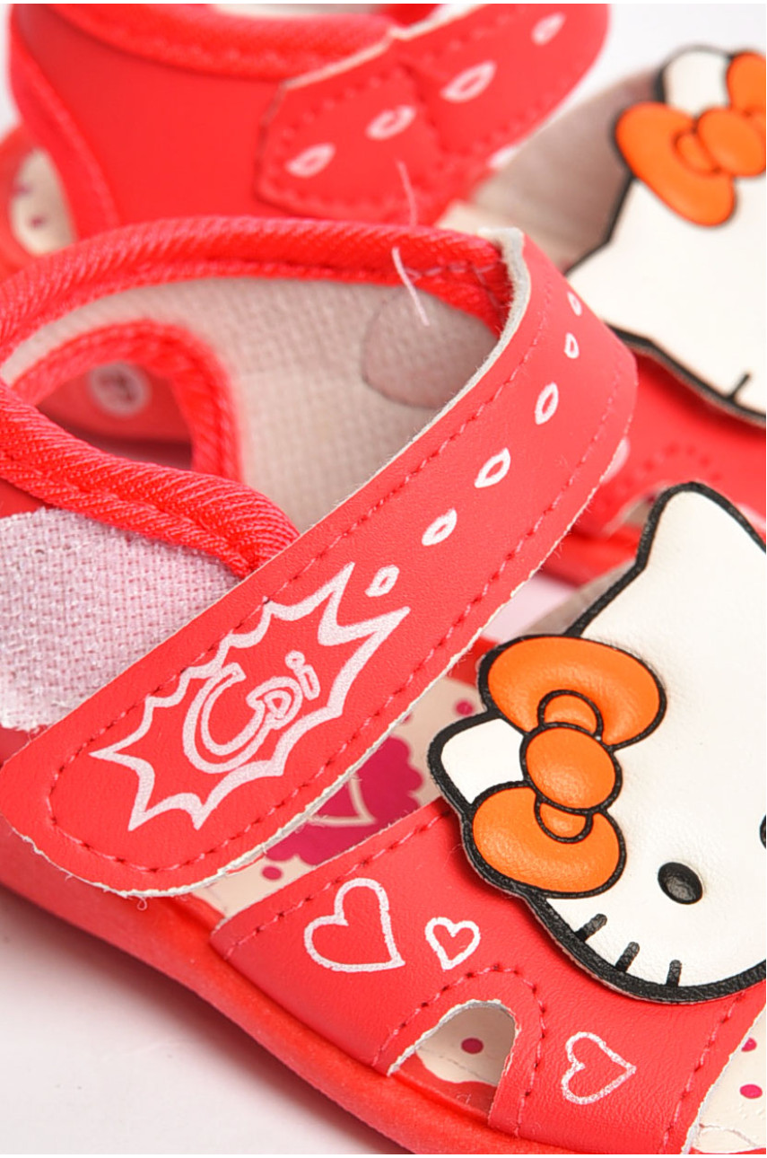 Босоніжки дитячі для дівчинки червоного кольору а55 203630