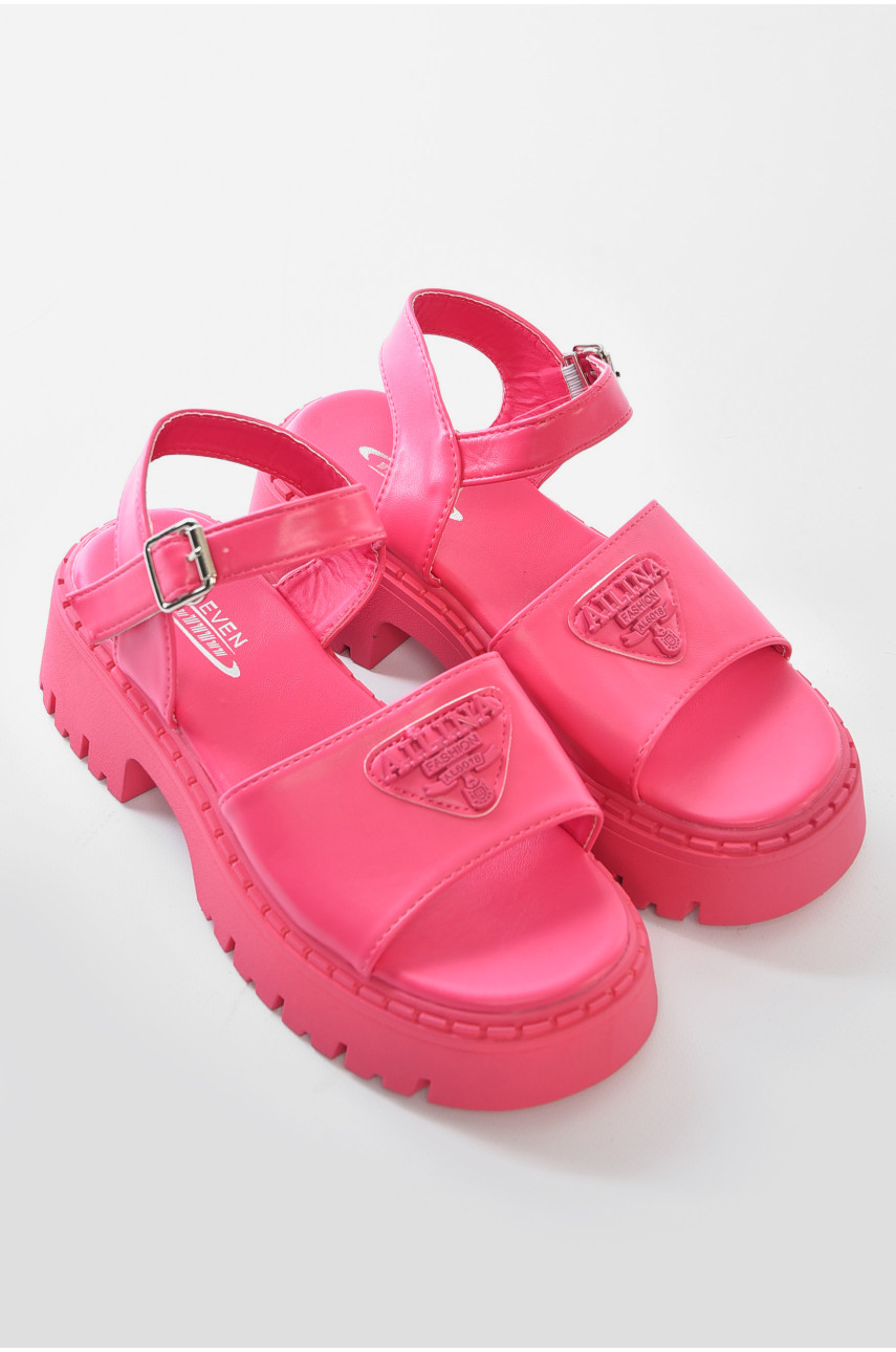 Босоножки женские малинового цвета SE03-6 203657 Босоножки женские малинового цвета SE03-6 203657