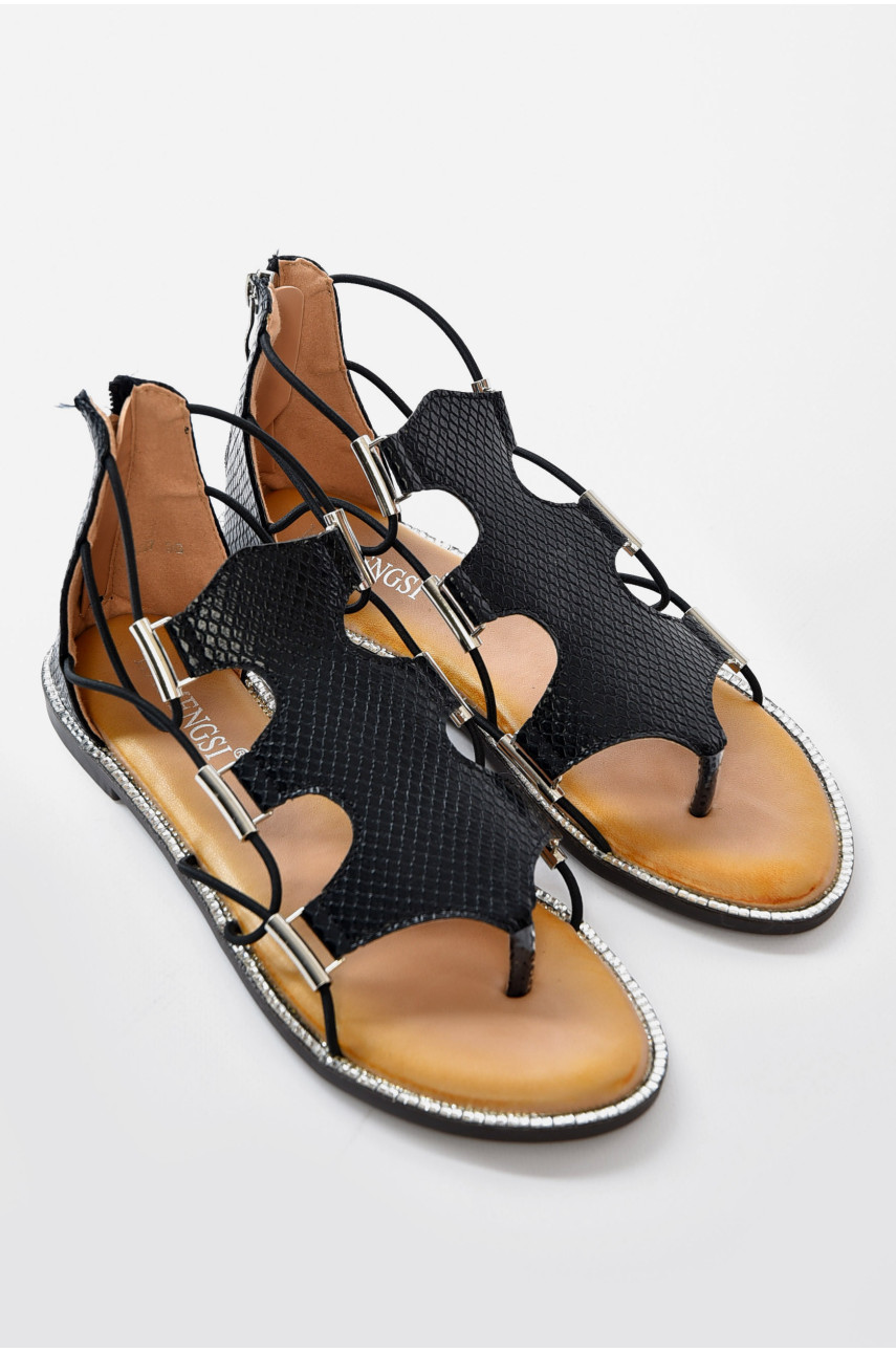 Босоніжки жіночі чорного кольору N37 203658