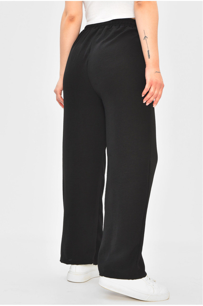 Штаны женские однотонные черного цвета 9810-4 203674