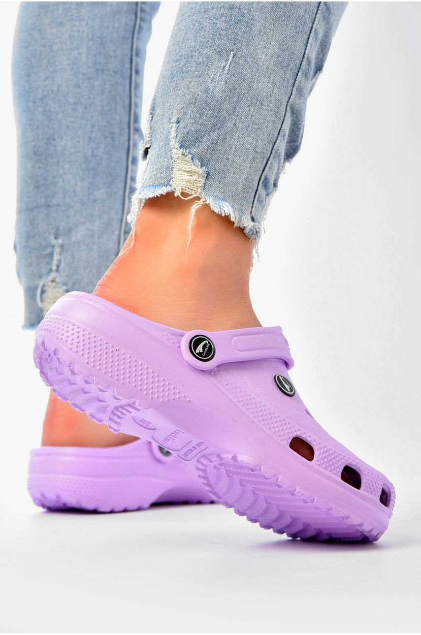 Крокси жіночі бузкового кольору 3001 203694