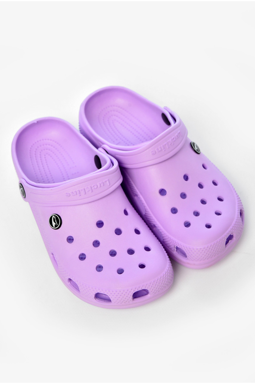 Крокси жіночі бузкового кольору 3001 203694