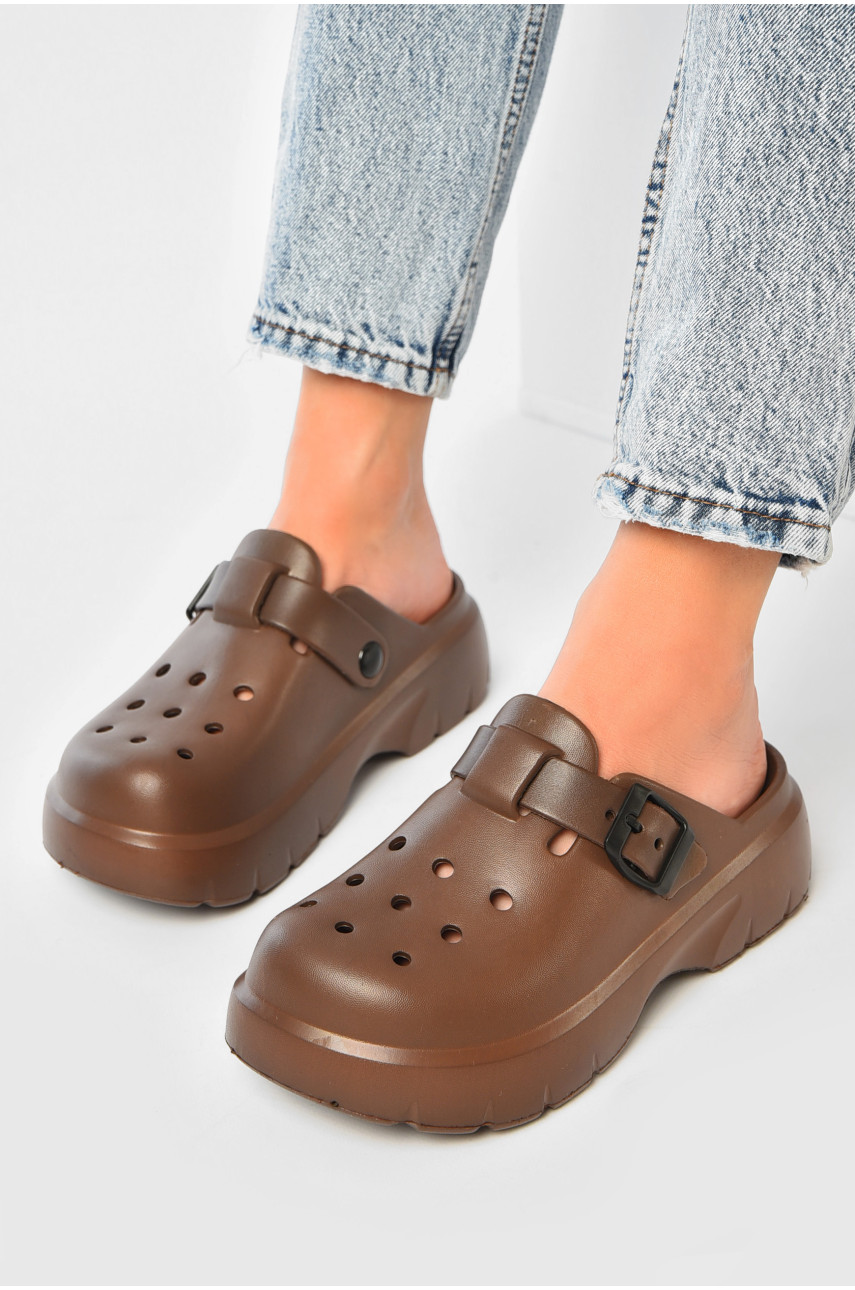 Сабо жіночі коричневого кольору 2461-2 203716