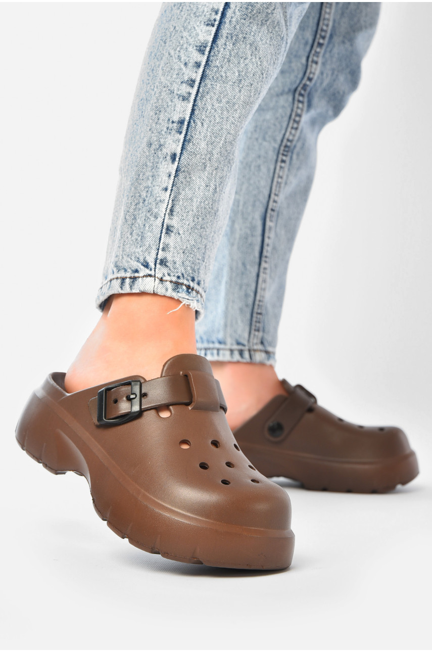 Сабо жіночі коричневого кольору 2461-2 203716