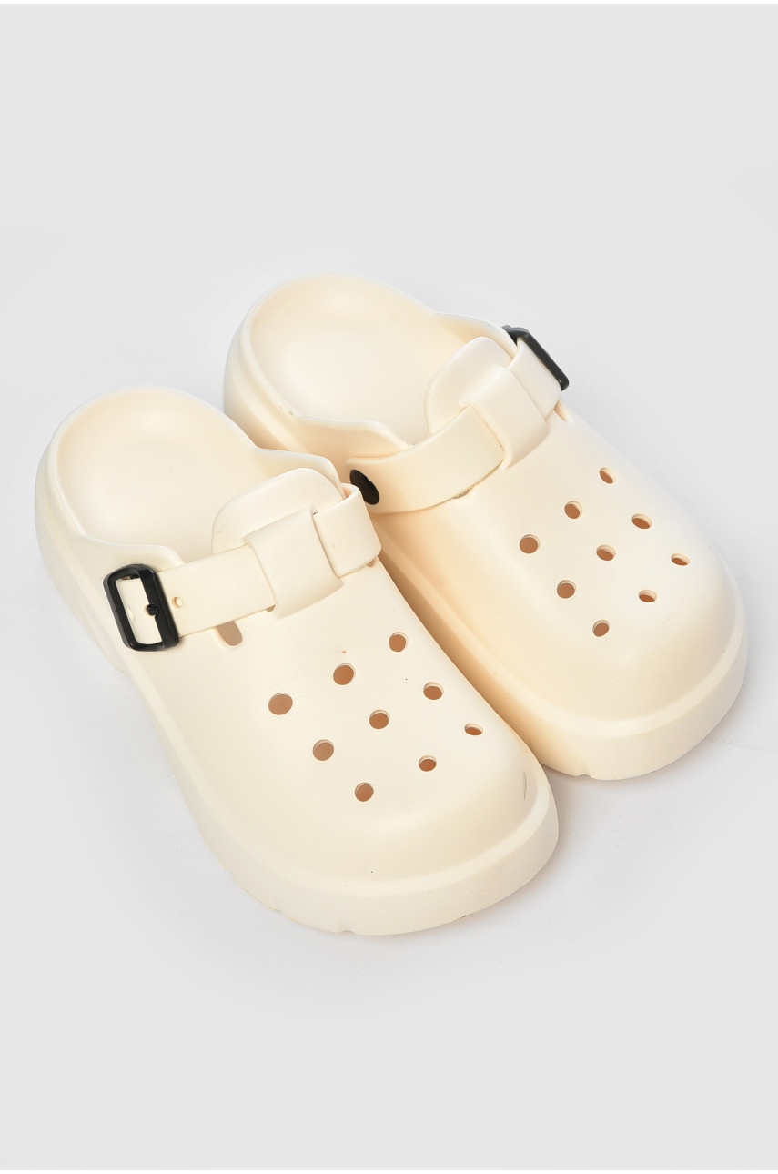 Сабо женские молочного цвета 2461-2 203717 Сабо женские молочного цвета 2461-2 203717