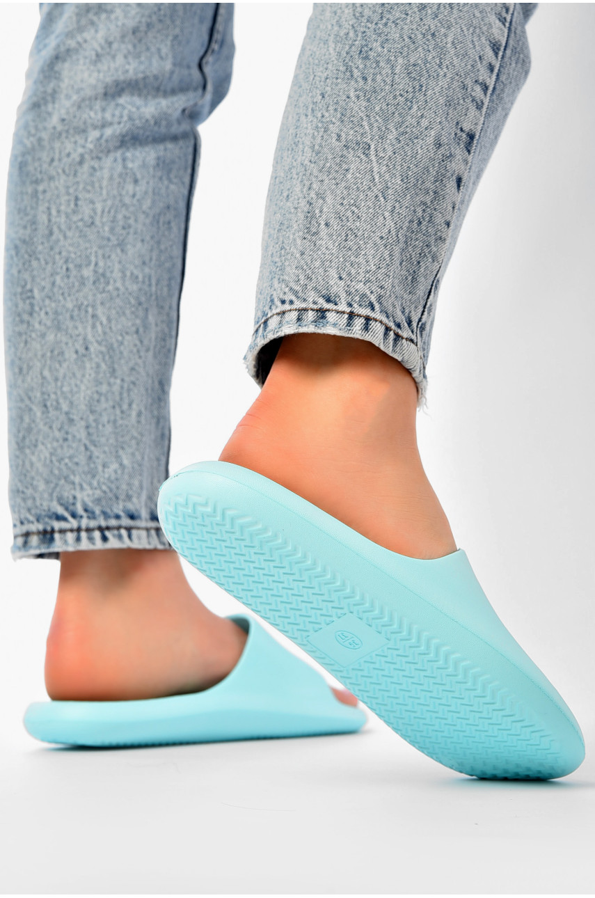 Шлепанцы пена женские мятного цвета 5062-2 203720
