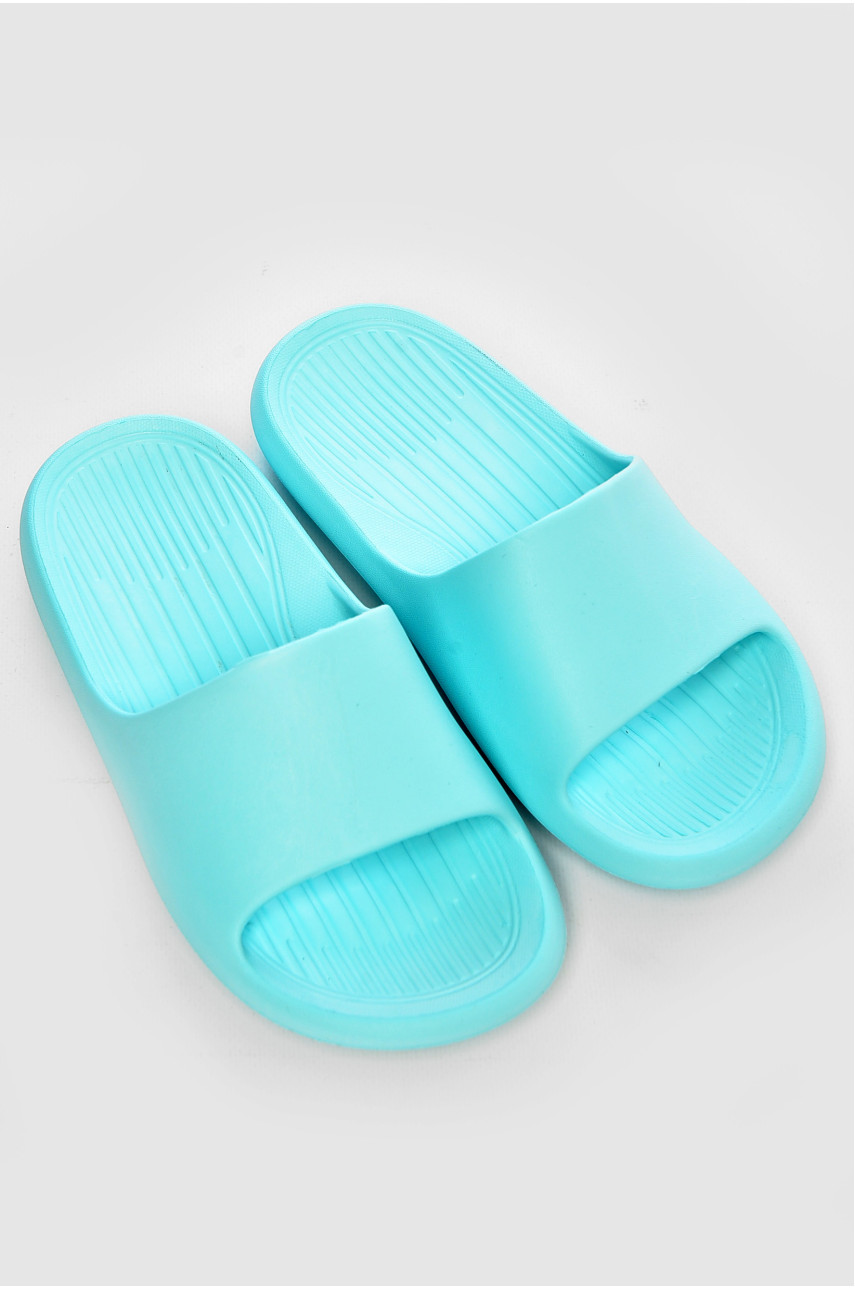 Шлепанцы пена женские мятного цвета 5062-2 203720