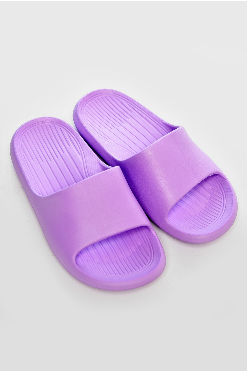 Шлепанцы пена женские сиреневого цвета 5062-2 203724 Шлепанцы пена женские сиреневого цвета 5062-2 203724