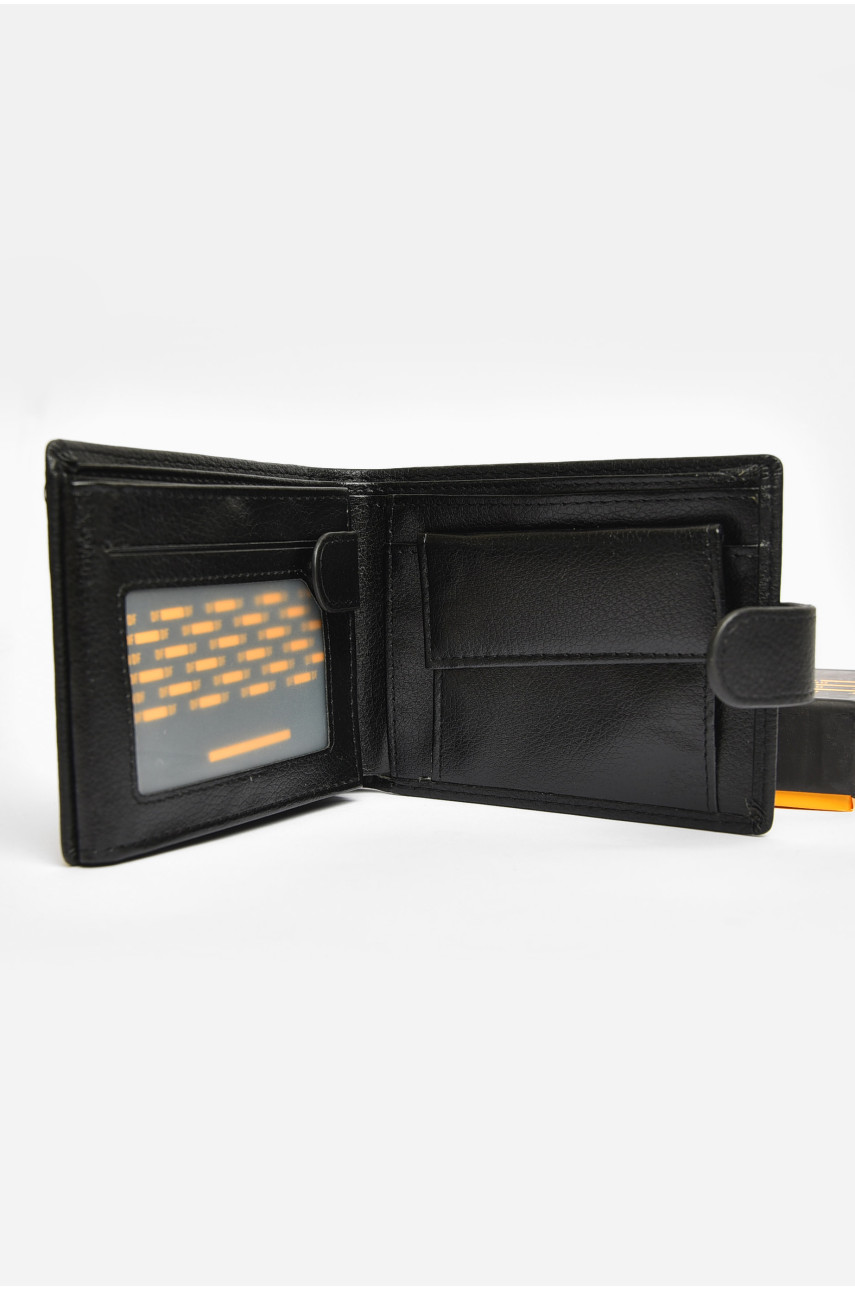 Кошелек мужской из экокожи черного цвета 538D 203731