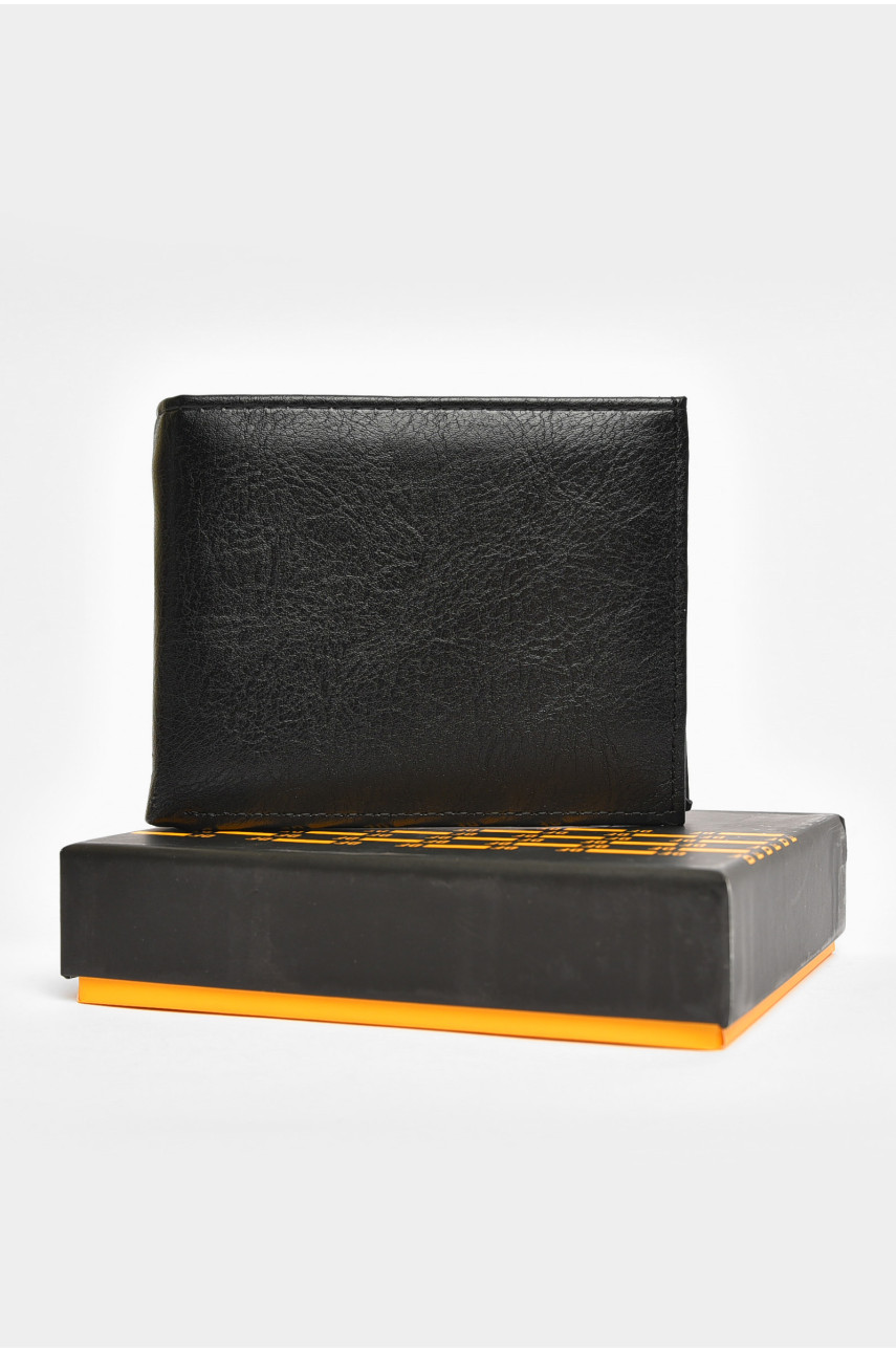 Кошелек мужской из экокожи черного цвета MD-27-A 203734