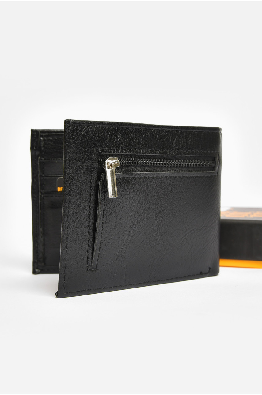 Кошелек мужской из экокожи черного цвета MD-27-A 203734