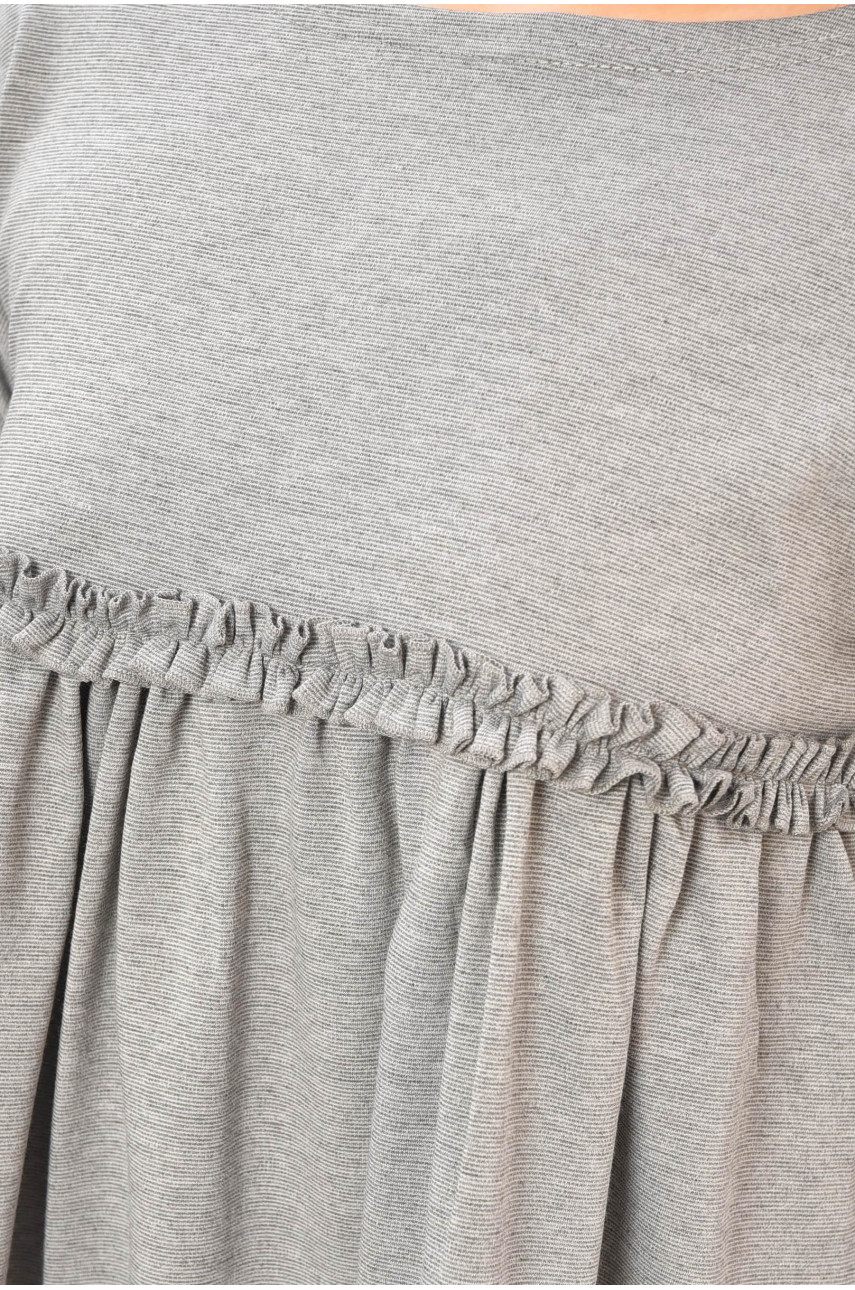 Сукня жіноча однотонна сірого кольору 108 203742