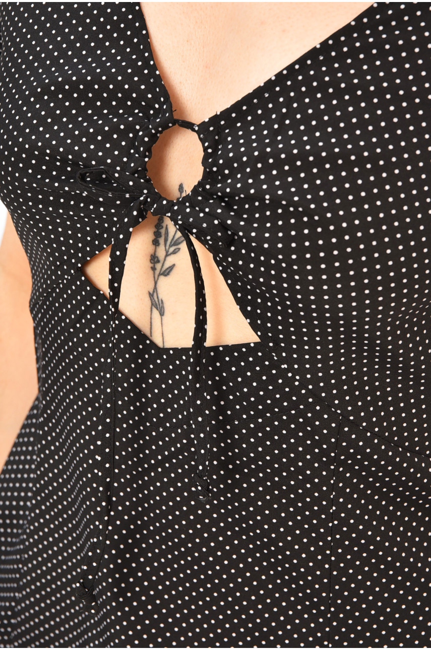 Сукня жіноча чорного кольору з принтом 839 203748