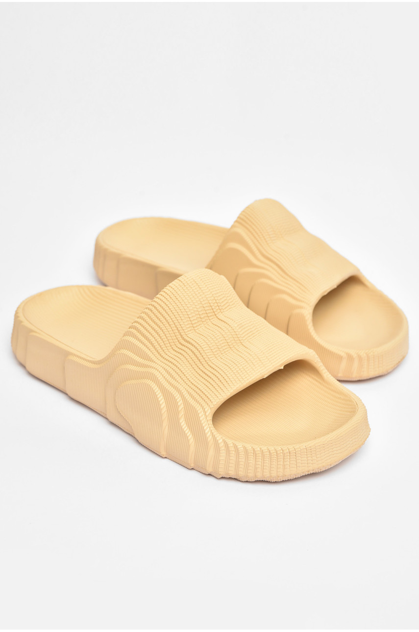 Шлепанцы пена женские бежевого цвета 5045-2 203753 Шлепанцы пена женские бежевого цвета 5045-2 203753