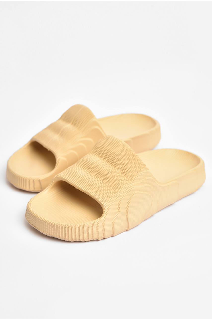 Шлепанцы пена женские бежевого цвета 5045-2 203753 Шлепанцы пена женские бежевого цвета 5045-2 203753