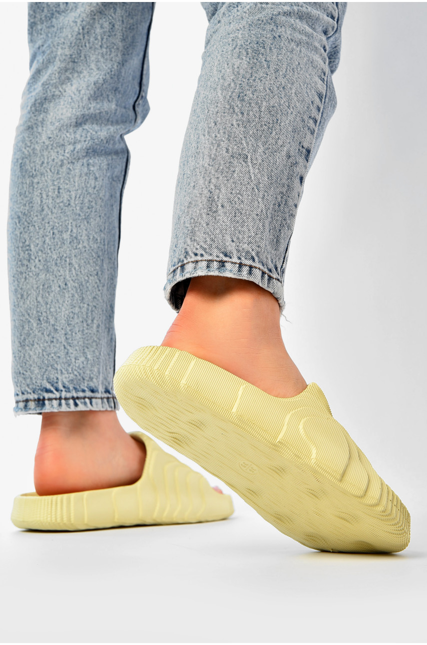 Шлепанцы пена женские салатового цвета 5045-2 203754