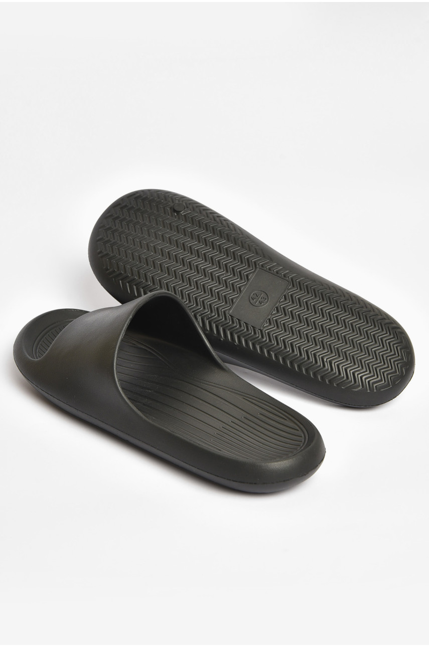 Шльопанці чоловічі піна чорного кольору 5062-1 203757