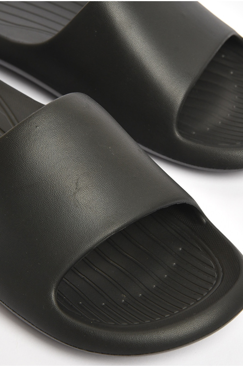 Шльопанці чоловічі піна чорного кольору 5062-1 203757