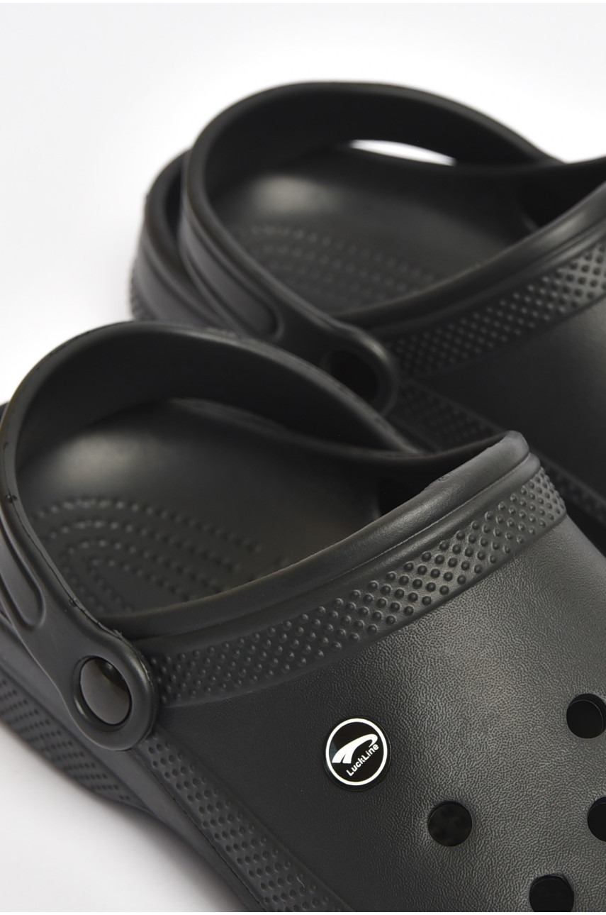 Кроксы мужские темно-синего цвета 3001-1 203770