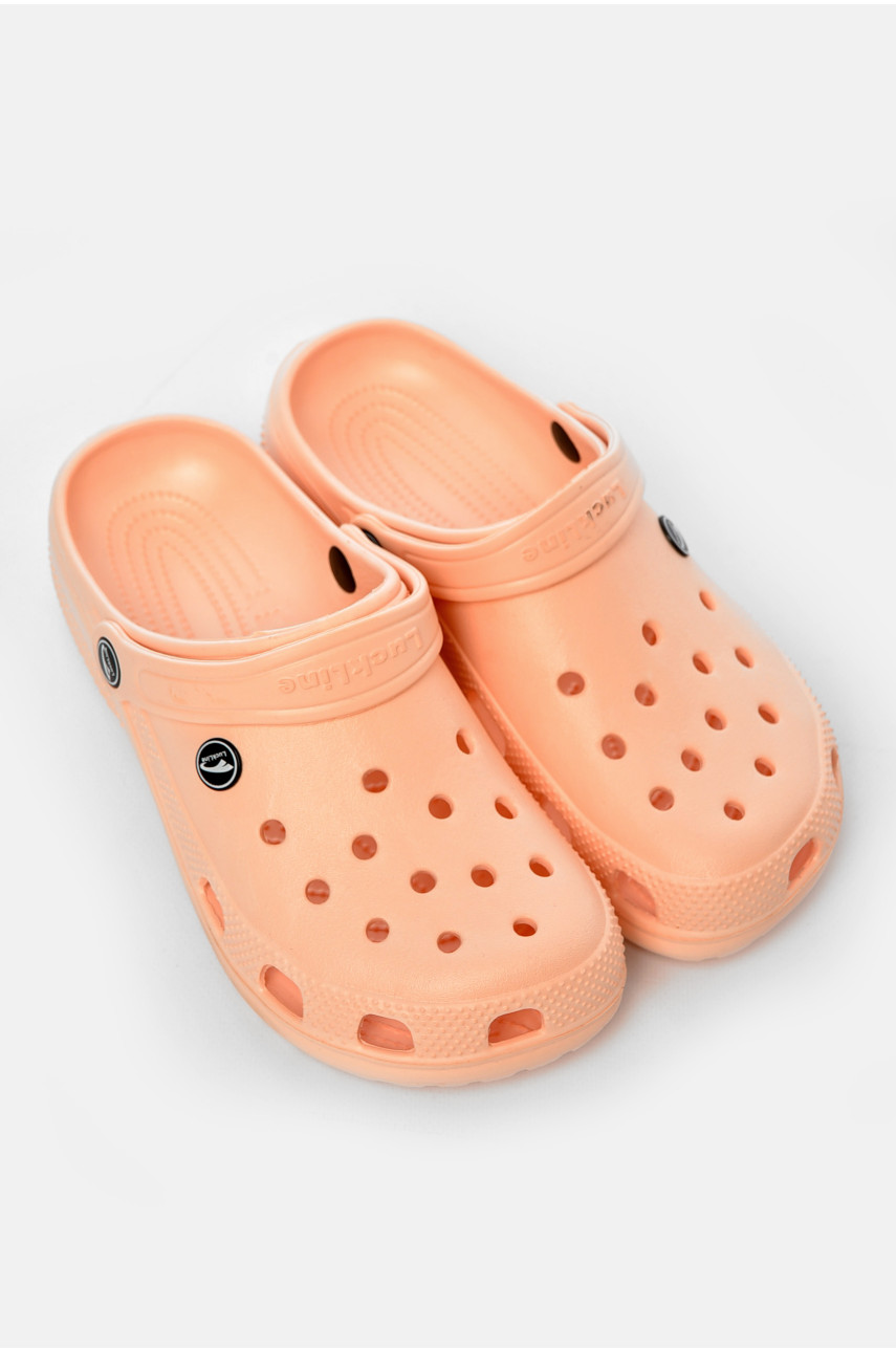 Крокси жіночі персикового кольору 3001-367 203774